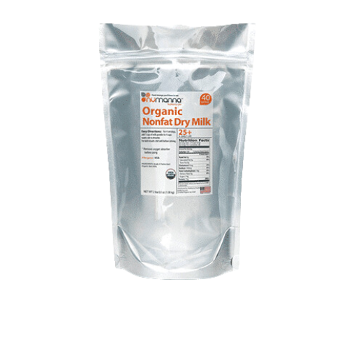 Premium Organic Milk Powder (Non-Fat) 40 Serving Pouch 1 Organic Milk Powder